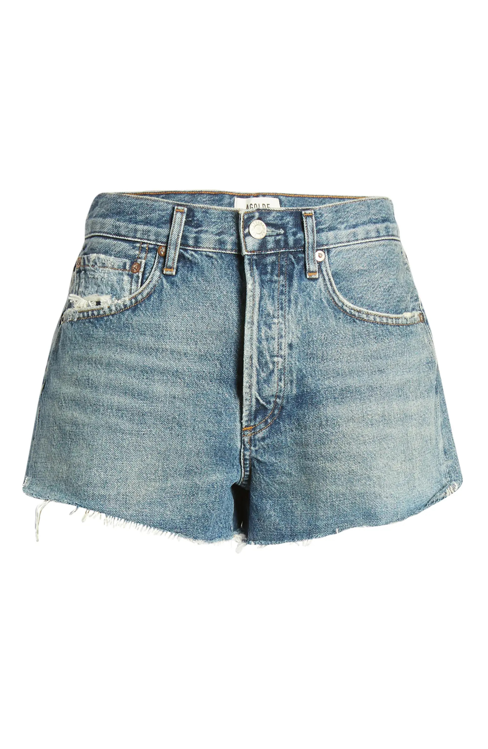 Parker Organic Cotton Cutoff Denim Shorts | Nordstrom
