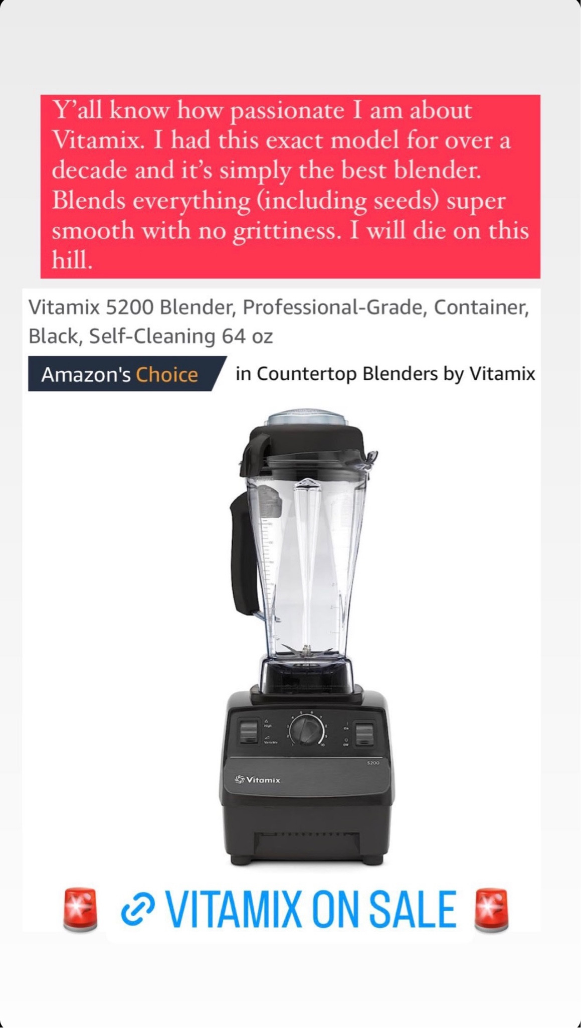BIG Prime day deal! 45% off of my blender that I have had for over 10 years! Blends everything so well, even seeds! 

#LTKxPrime #LTKsalealert