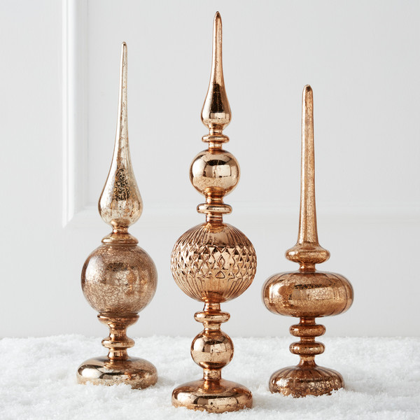 Vintage LED Spindle Set - Champagne | Z Gallerie