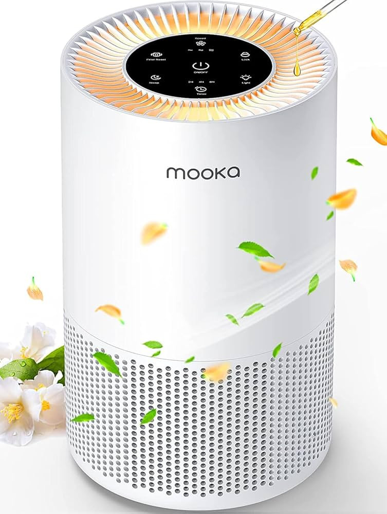 Air Purifiers for Home Large Rooms up to 1200ft², MOOKA H13 True HEPA Air Purifier for Bedroom P... | Amazon (US)