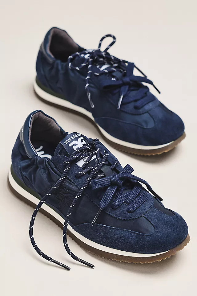 Evara Cinched-Back Sneakers | Anthropologie (US)
