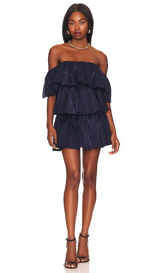 Diaz Mini Dress in Sapphire Blue | Revolve Clothing (Global)