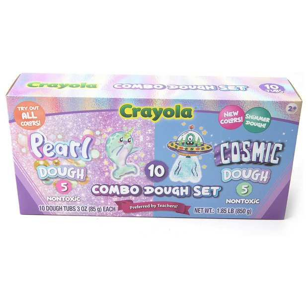 Buy Crayola Silly Scents Pearl and Cosmic Dough | Dough and modelling toys | Argos | argos.co.uk