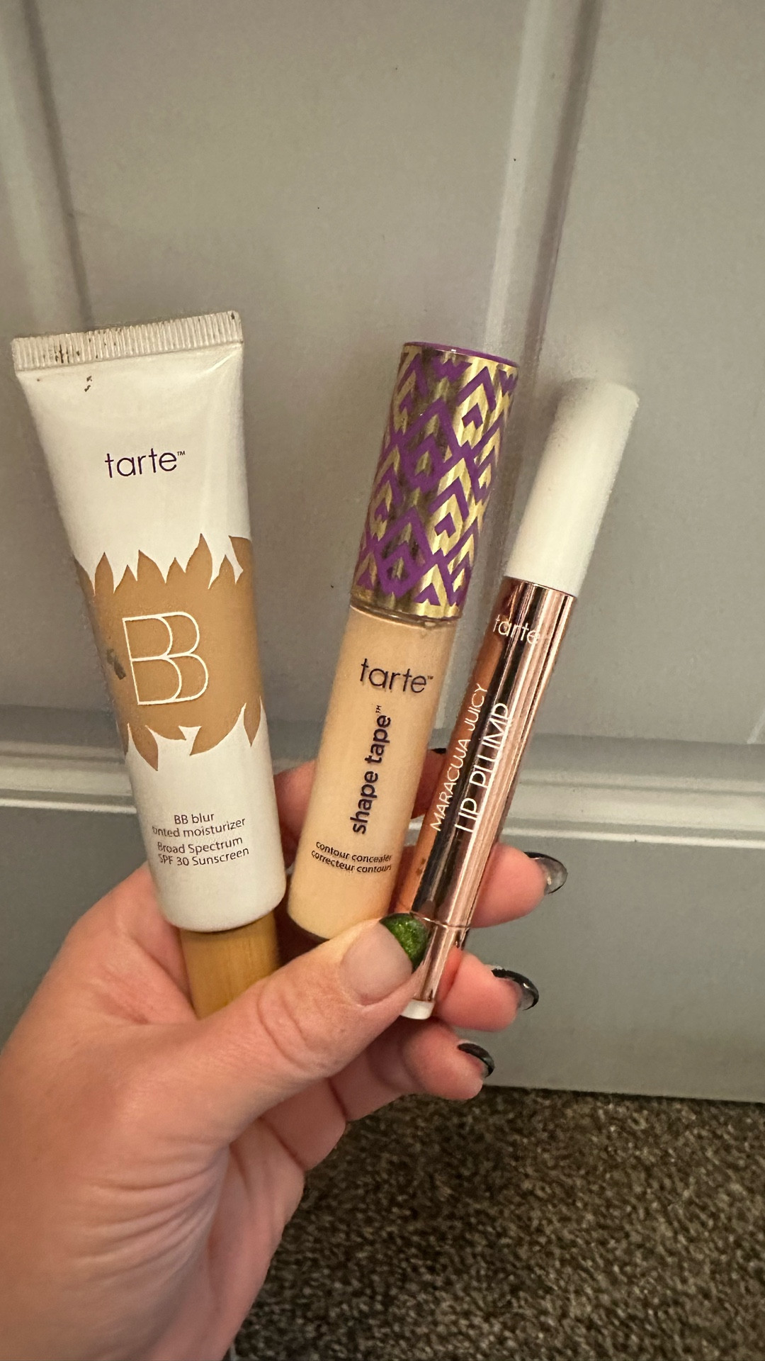 Just saw that Tarte is having a cyber Monday early sale with 40% almost everything. Here are my top three faves from tarte. 1. Shape tape contour concealer. This stuff works fabulous. I use color 12 N fair neutral. 2. BB blur tinted moisturizer in color light. 3 Maracuja Juicy in, blushed pink.

#LTKFindsUnder100 #LTKBeauty #LTKSaleAlert