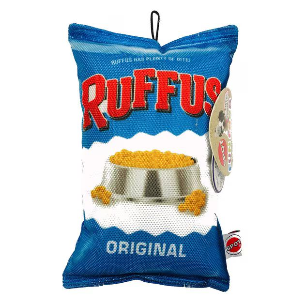 ETHICAL PET Fun Food Ruffus Chips Squeaky Plush Dog Toy - Chewy.com | Chewy.com
