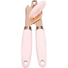 KAISHANE Rose Gold Stainless Steel Manual Can Opener With Durable Black Anti Slip Handles and Lar... | Amazon (US)