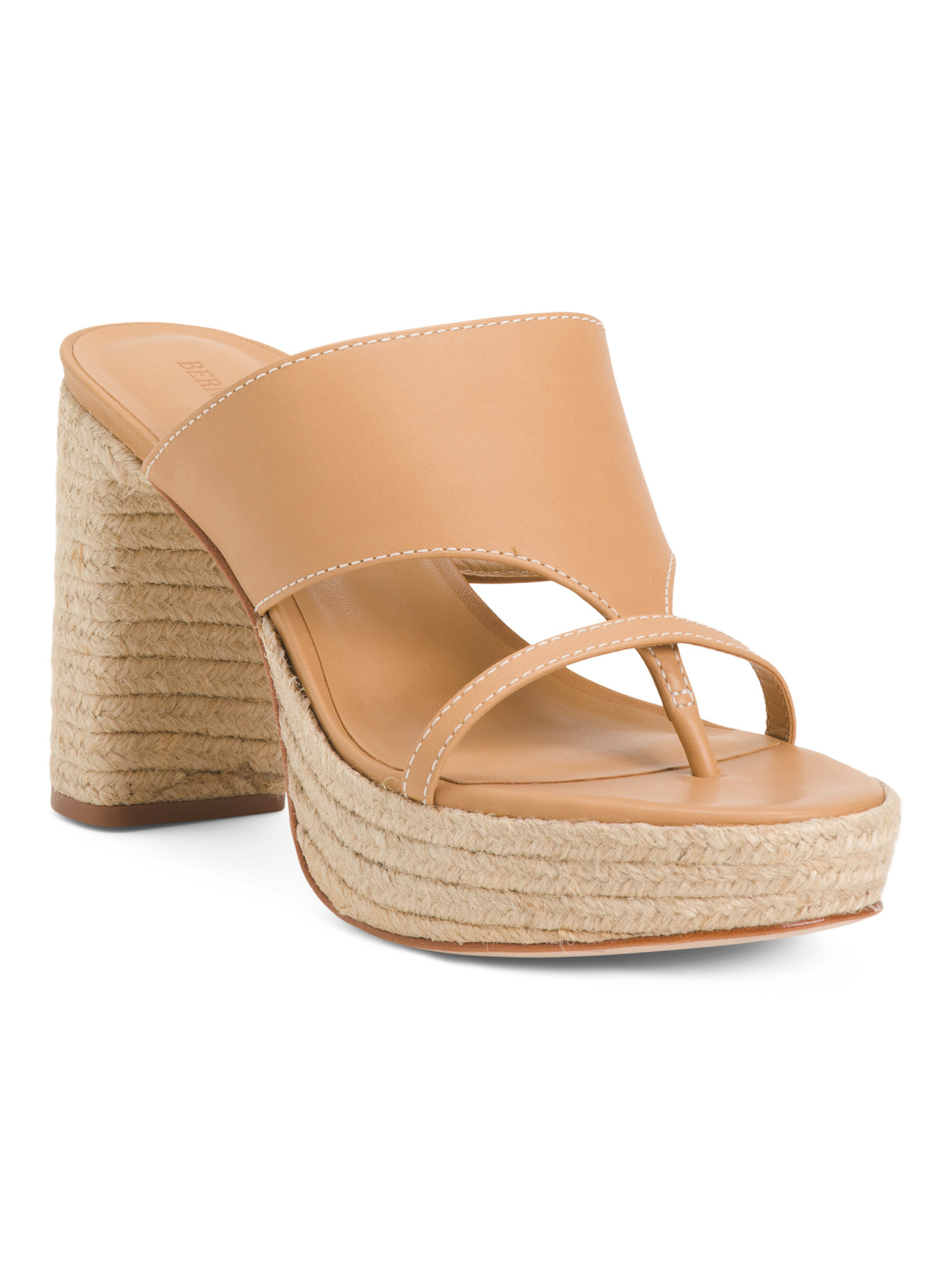 Made In Brazil Leather Tera Heeled Espadrillle Sandals | TJ Maxx