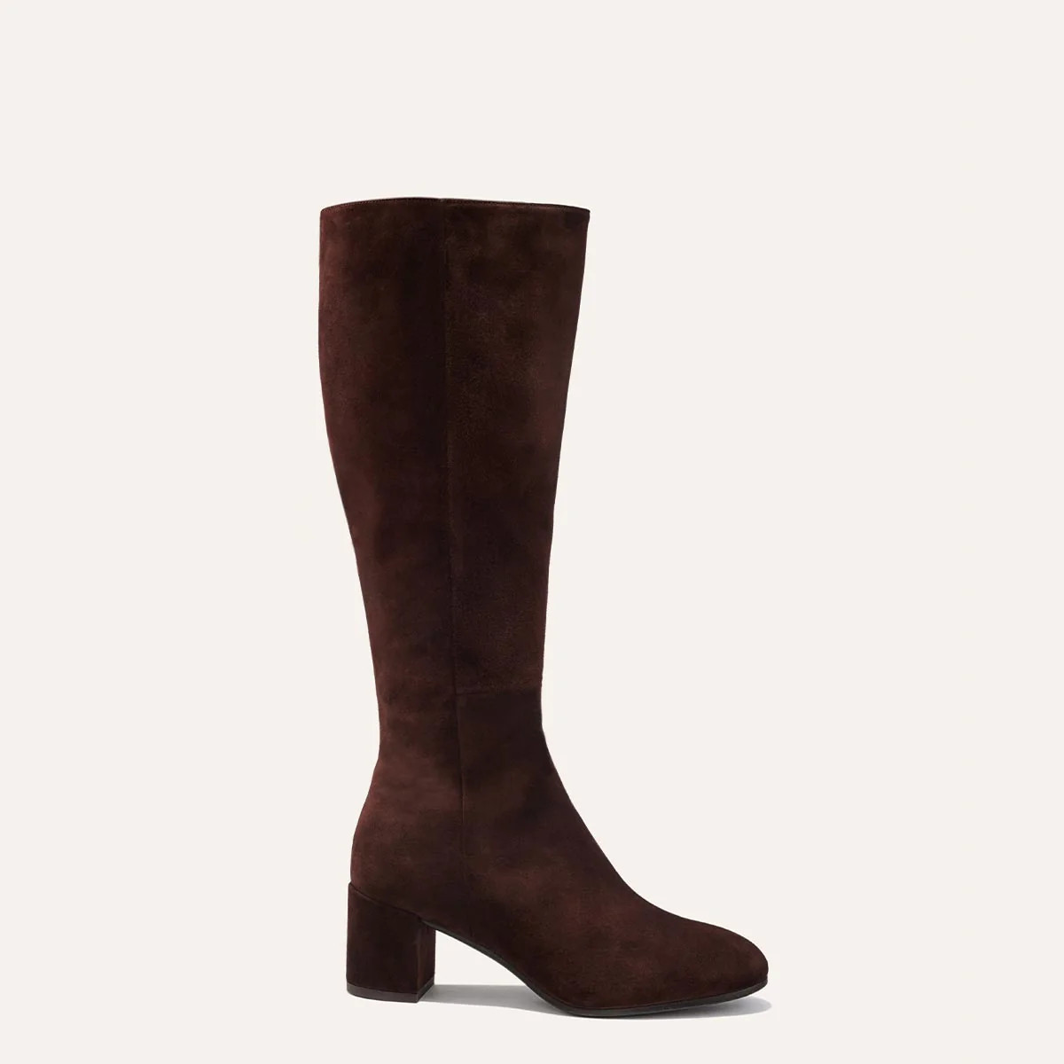 The Edie Boot - Chocolate Suede | Margaux