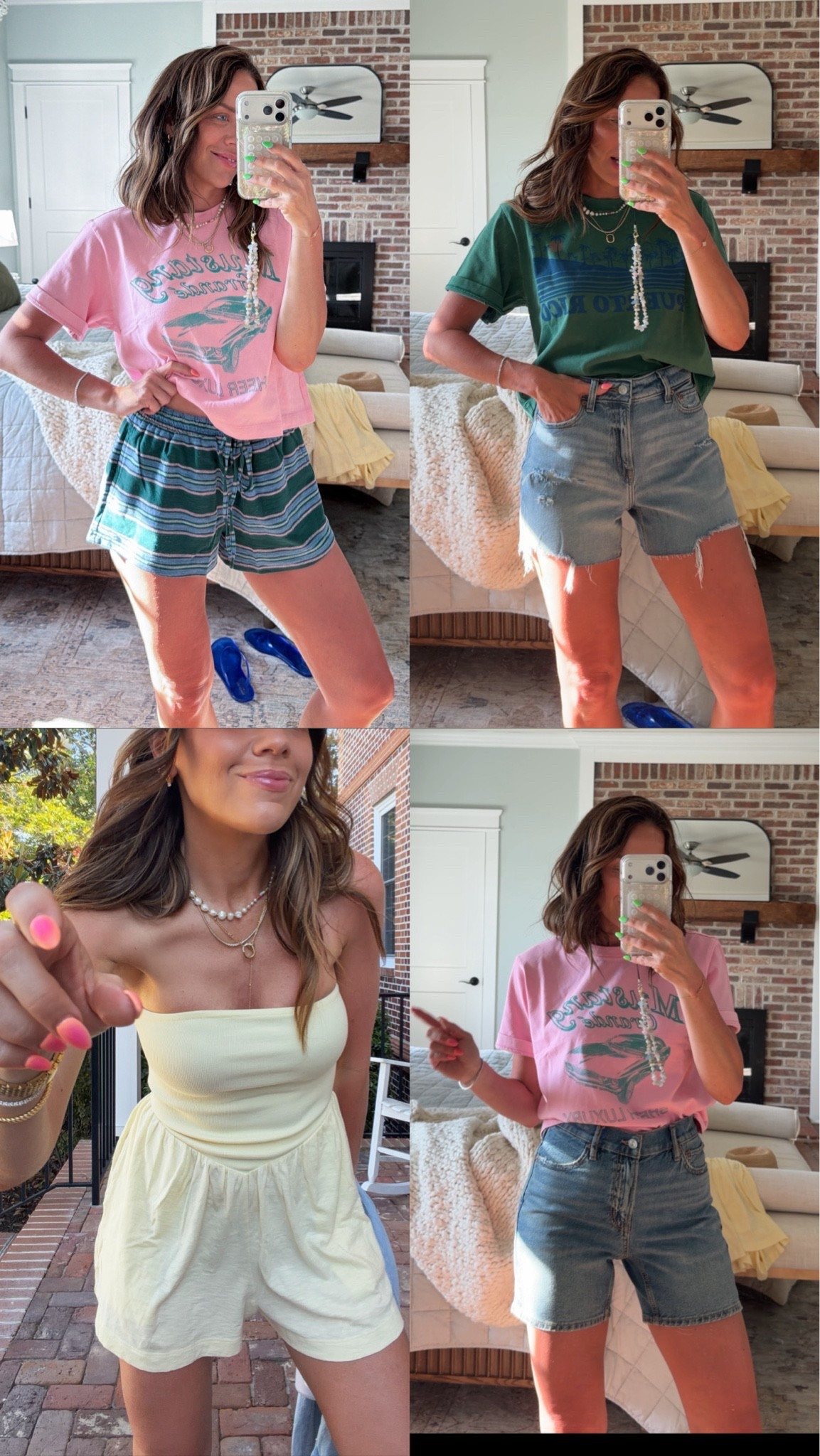 @americaneagle summer 🆕 arrivals! The cutest denim shorts that are busy mom friendly. In sizes xs/0! #AEPartner #AEJeans

#LTKootd #LTKmomlife #LTKdayinmylife