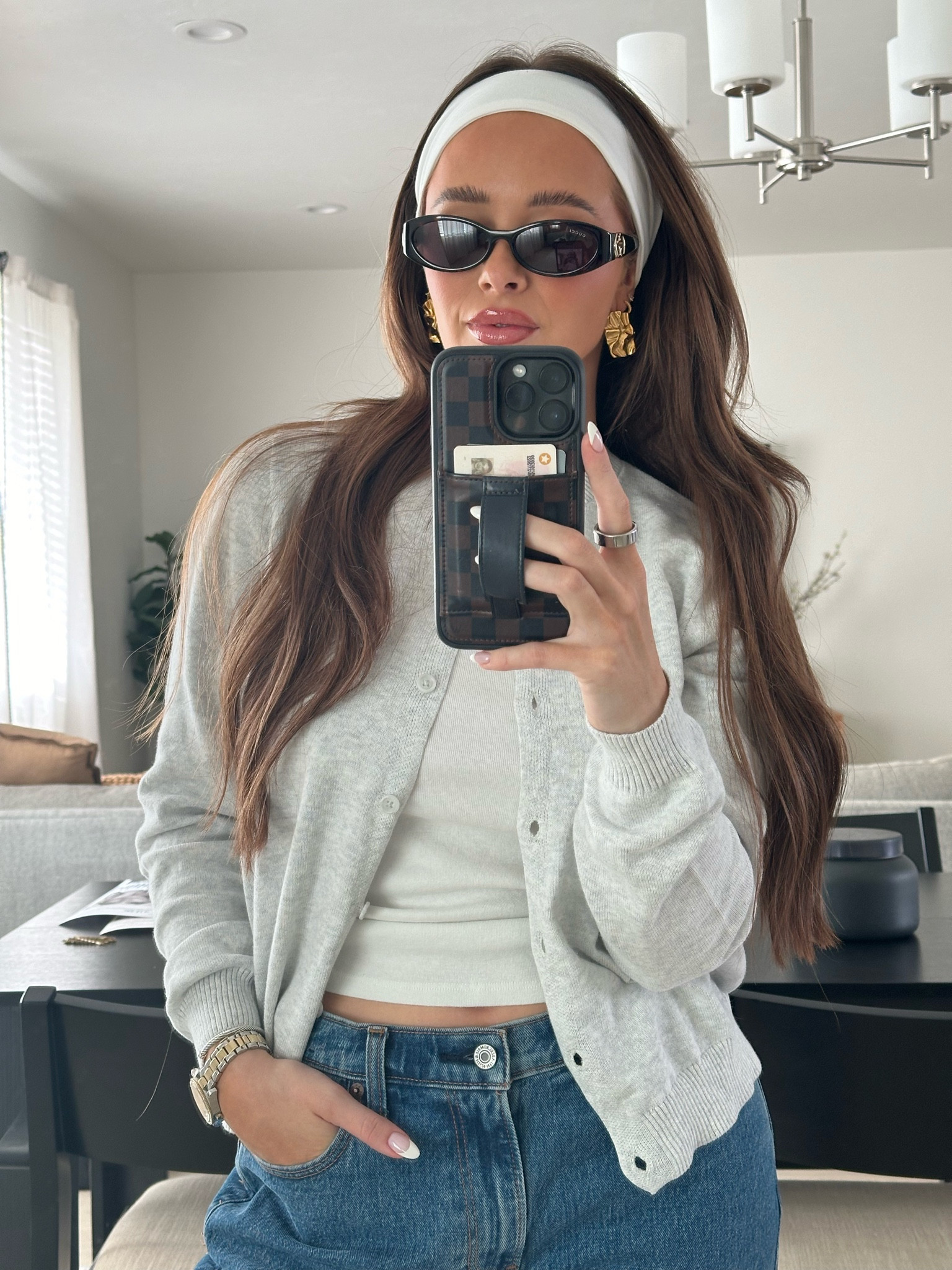 Sweater and Tee are both Brandy Melville, jeans are old navy (discontinued)