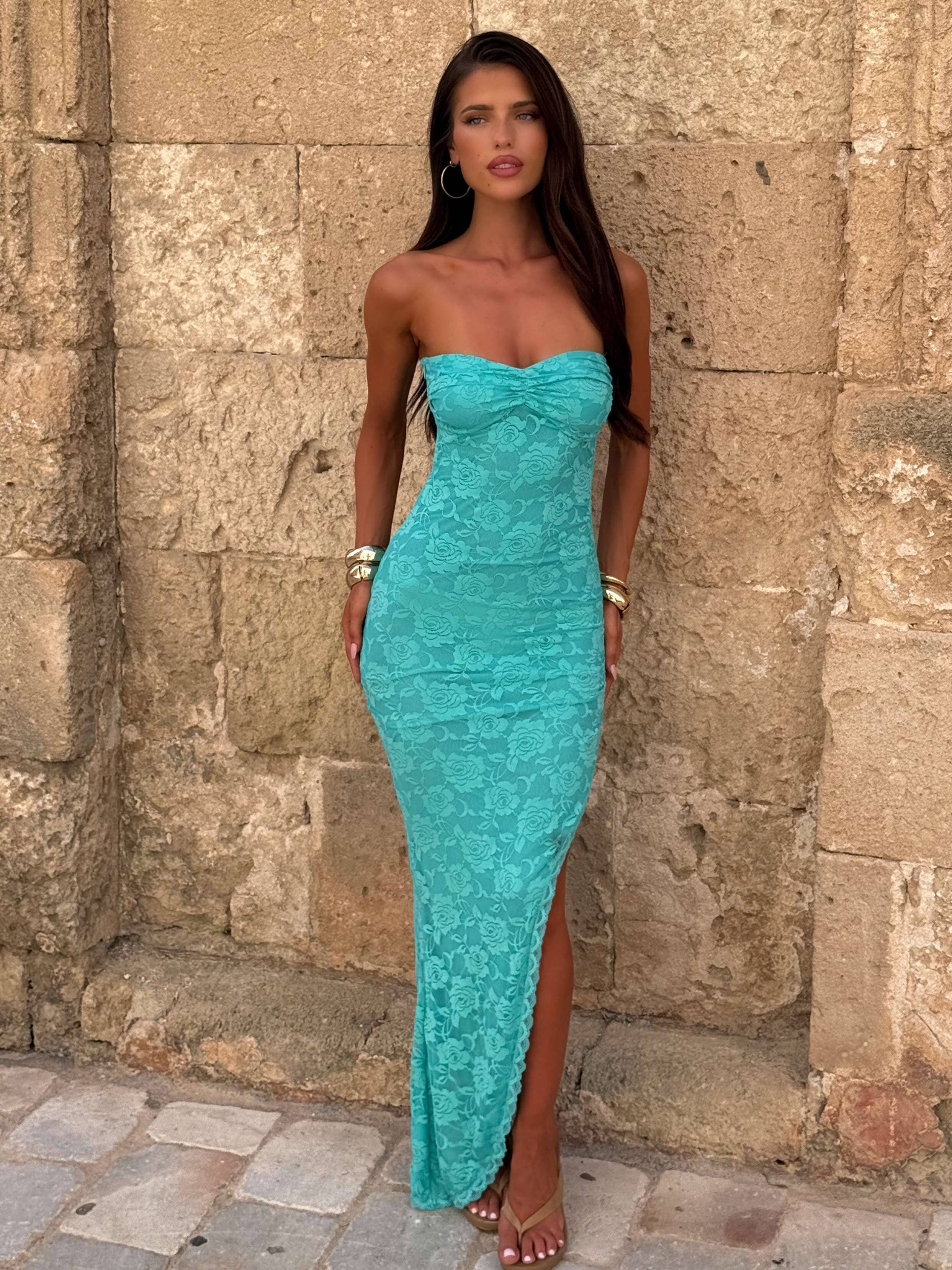 RYO MAXI DRESS BLUE | Outcast (US & UK)