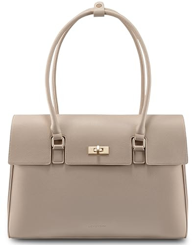 LOVEVOOK Laptop Bag for Women Work Tote Messenger Bag Waterproof Business Office Professional Han... | Amazon (US)