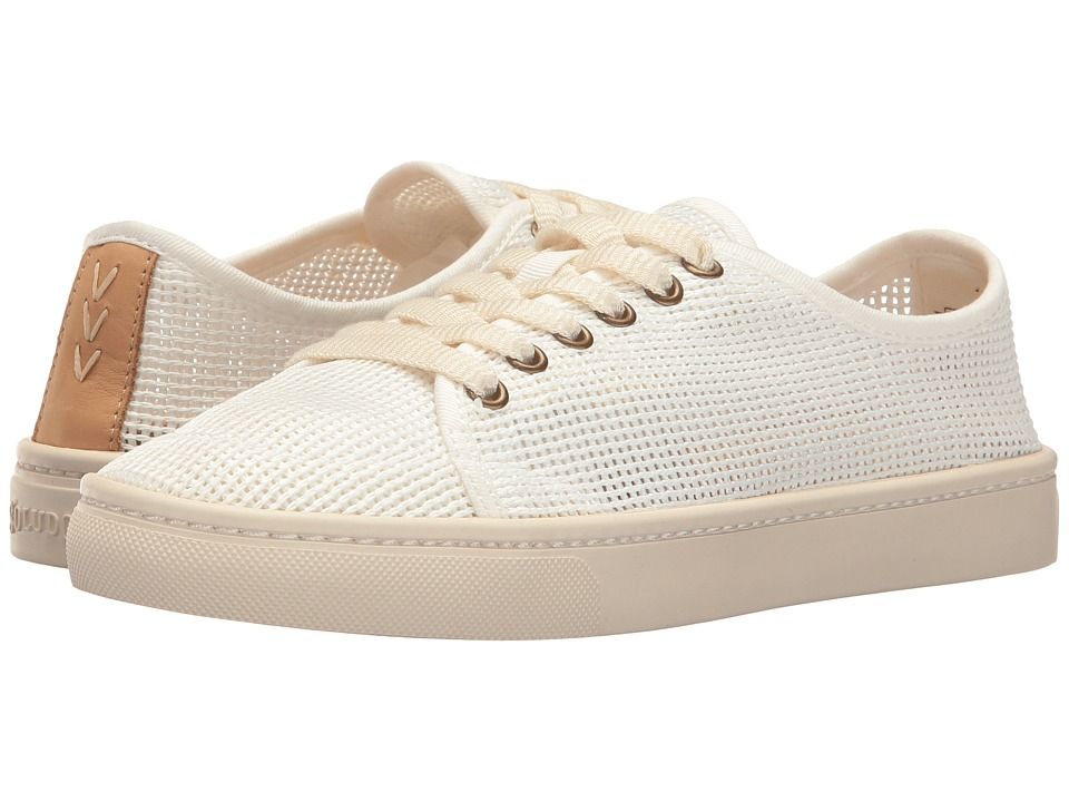 Soludos - Mesh Lace-Up Sneaker (White) Women's Shoes | Zappos