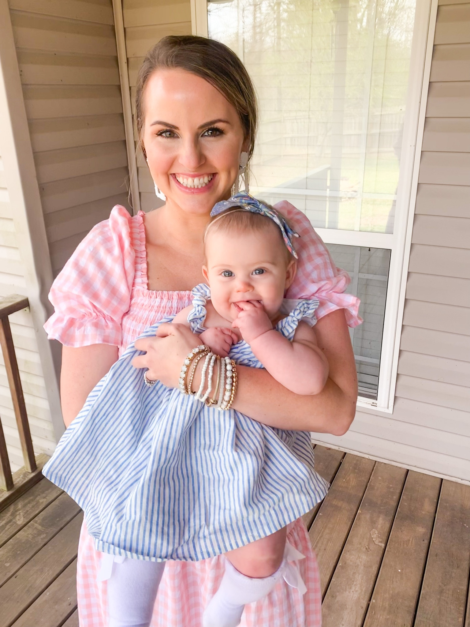 Easter dress. Easter dresses from amazon! Pink gingham dress perfect for church, graduation, baby showers, weddings, etc! Little girl dress is organic cotton & from my fave kids brand on Amazon. 


Mommy and me coordinating look. Sibling matching dresses. Love this smocked Gingam maxi with puff sleeve & this seersucker tie shoulder baby girl dress. Also got her sister a matching one. 🤩👯‍♀️ #ltkkids #kids #easter #easteroutfits #familymatching #familyoutfits #mommyandme

#LTKFind #LTKfamily #LTKSeasonal