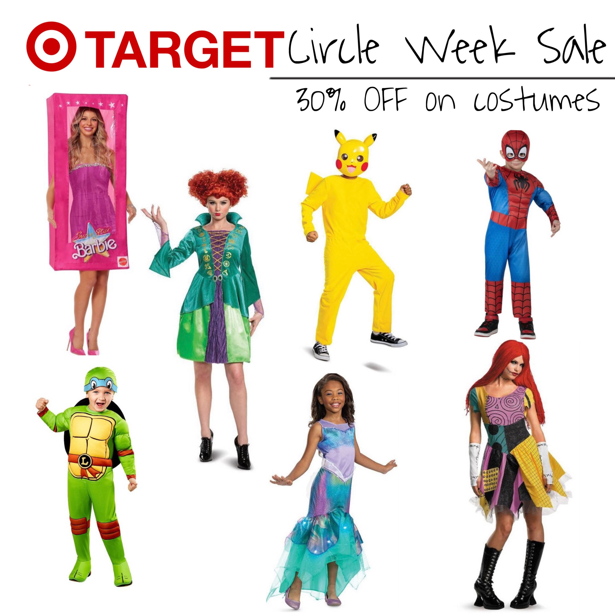 Target Circle Week is here! Save 30% OFF on Halloween costumes! Here are some of my favorite picks!

#LTKsalealert #LTKHalloween #LTKkids