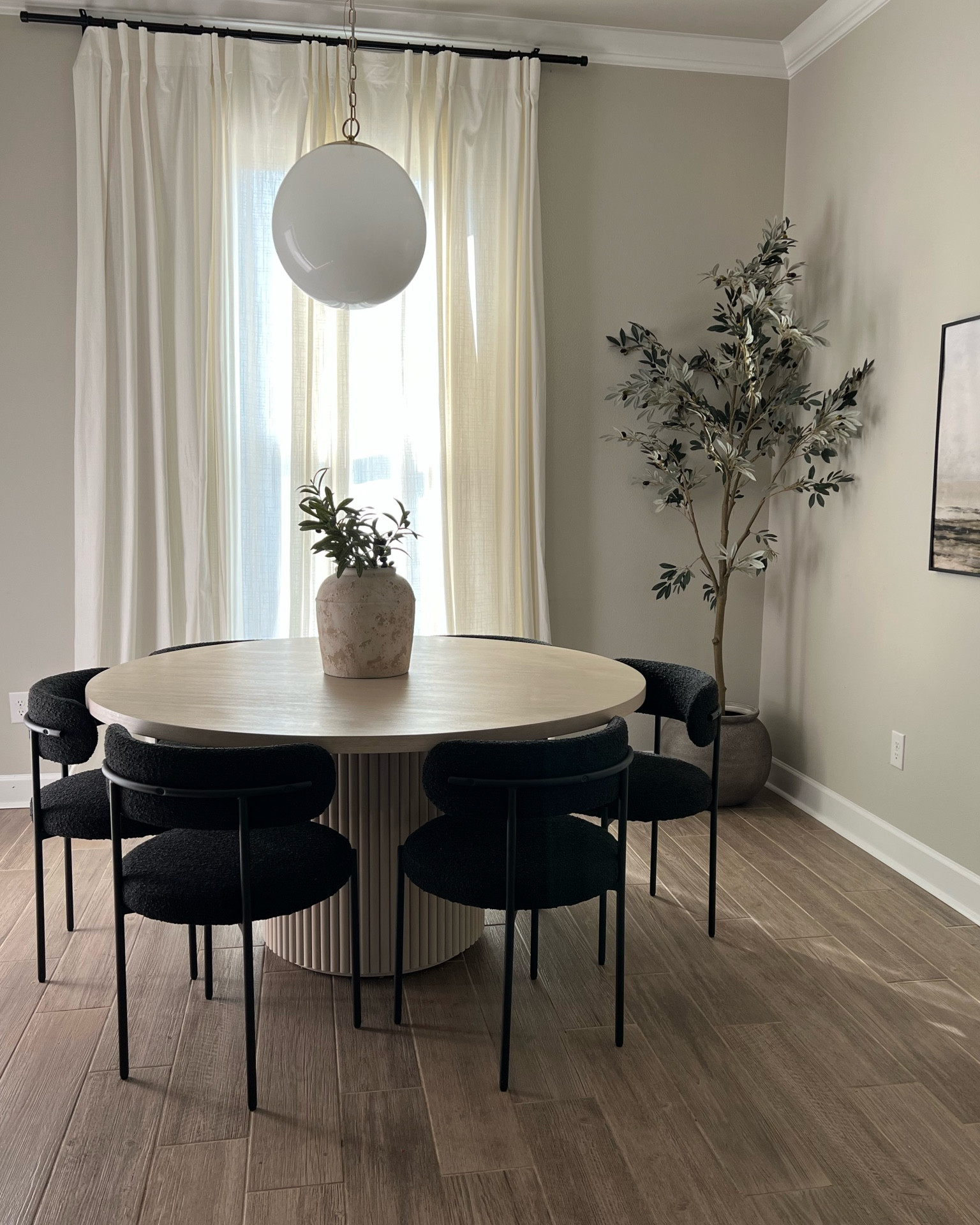 My favorite dining table and chairs. Love the target light as well  

#LTKhome #LTKstyletip #LTKSeasonal