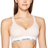 Calvin Klein Women's Modern Cotton Lightly Lined Bralette, Nymph'S Thigh, Small | Amazon (US)