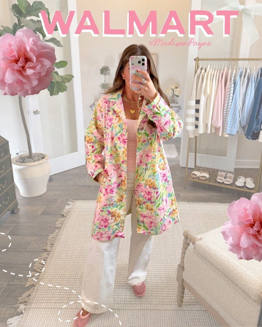 Floral Car coat with long sleeves 🌸🌺￼

#LTKMothersDay #LTKootd #LTKSeasonal