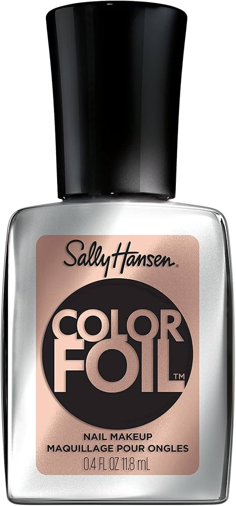 Sally Hansen Color Foil Nail Polish Rose Beam - 0.3 fl oz | Amazon (US)