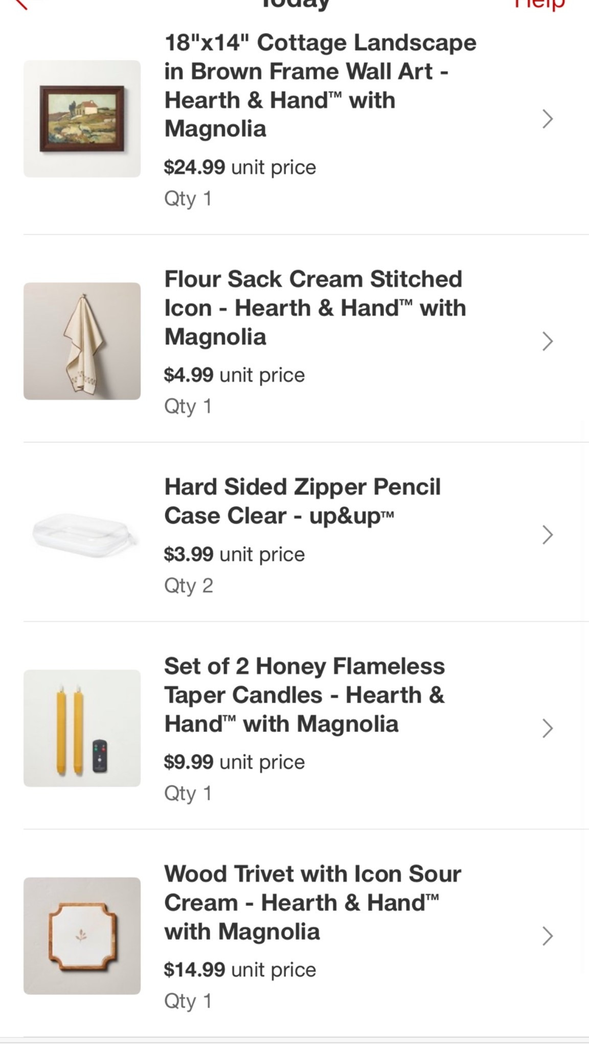 What I ordered from the Hearth & Hand fall launch at @Target