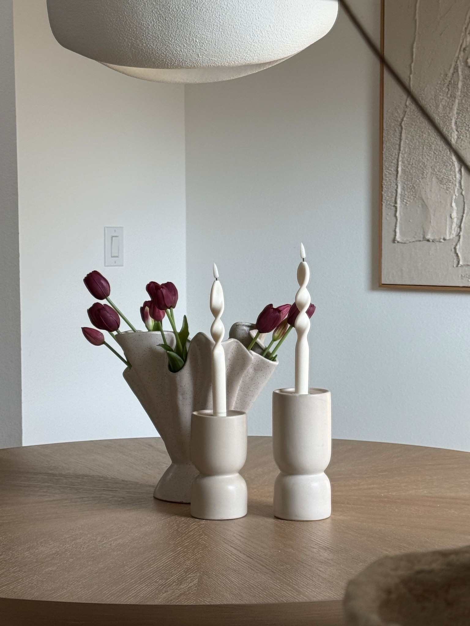 Favorite faux tulips🌷☁️💕