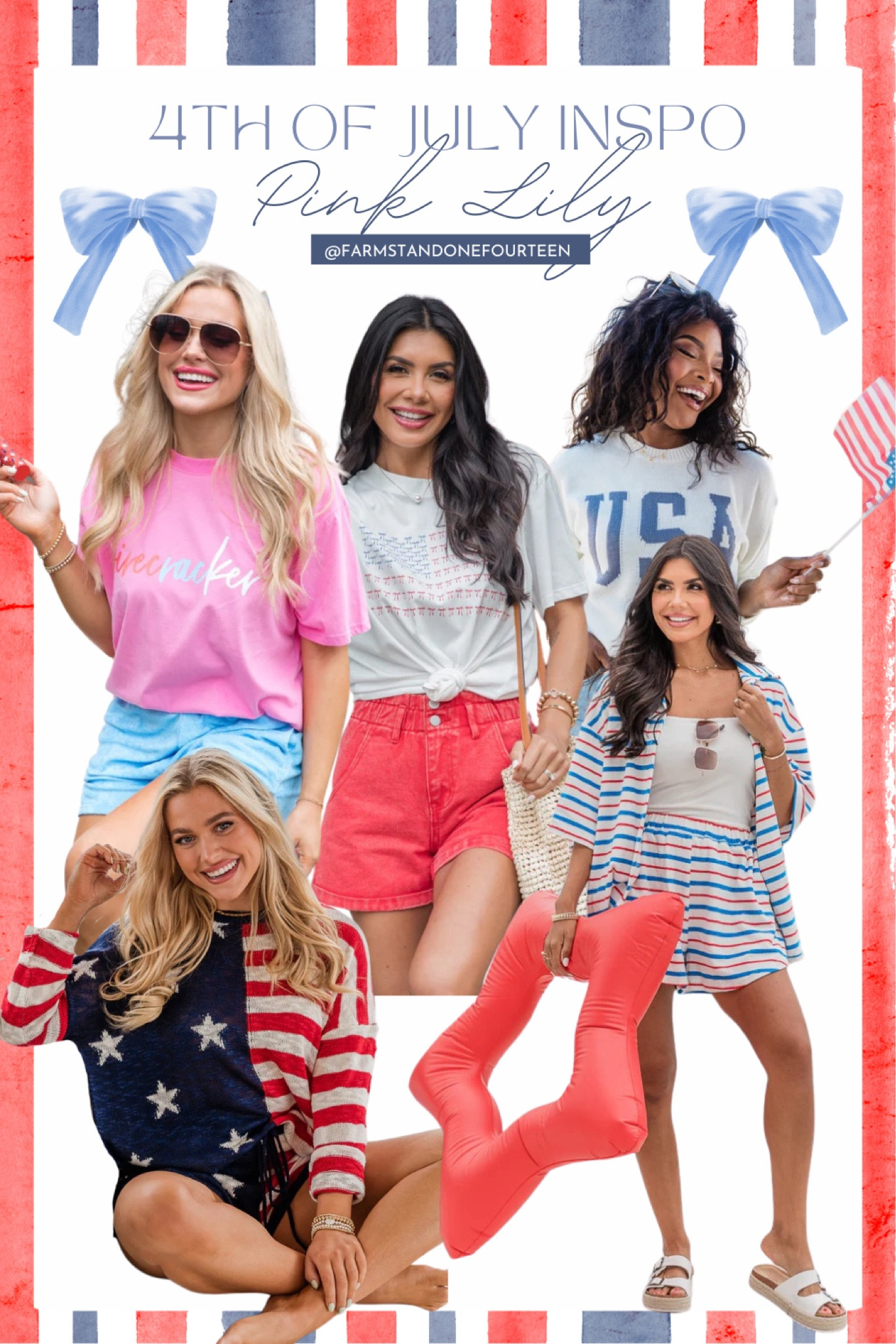 Fourth of July Outfit Inspo 🇺🇸❤️

#LTKStyleTip #LTKParties #LTKSeasonal