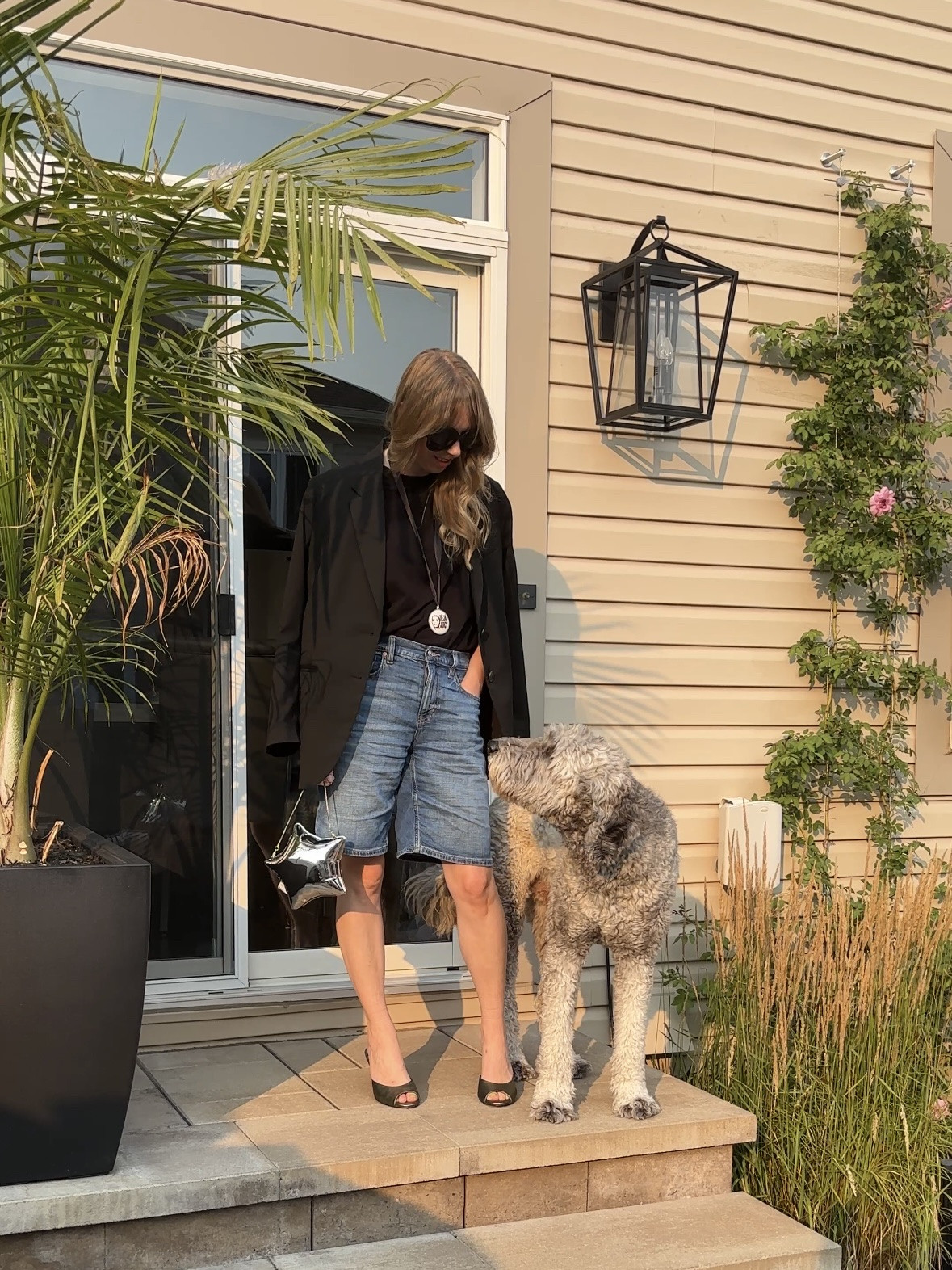 One of four ways to style a simple black t-shirt and jean shorts! Check out my video on IG or TikTok to see all the ways I styled this simple base 🖤

(Necklace is vintage Juicy Couture)

#LTKItBag #LTKFindsUnder100 #LTKShoeCrush