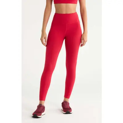 Zella Studio Luxe High Waist Pocket Leggings in Black at Nordstrom, Size Xx-Large | Nordstrom