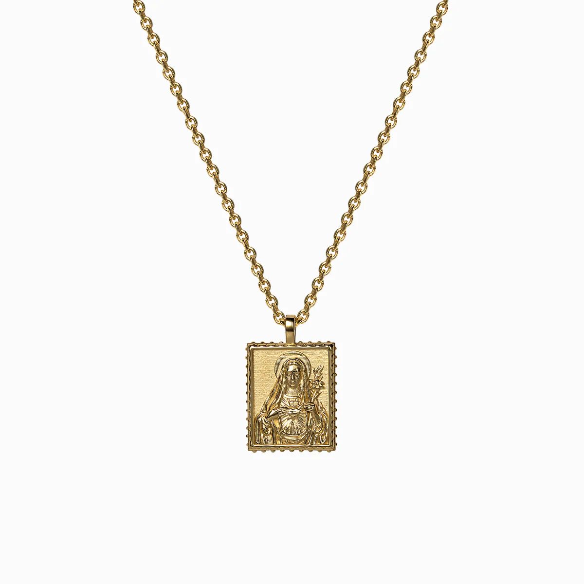 Mini Mother Mary Tablet Necklace | Awe Inspired