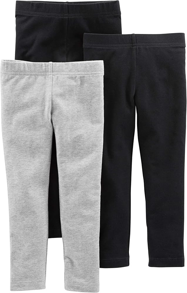 Simple Joys by Carter's Girls' 3-Pack Leggings | Amazon (US)
