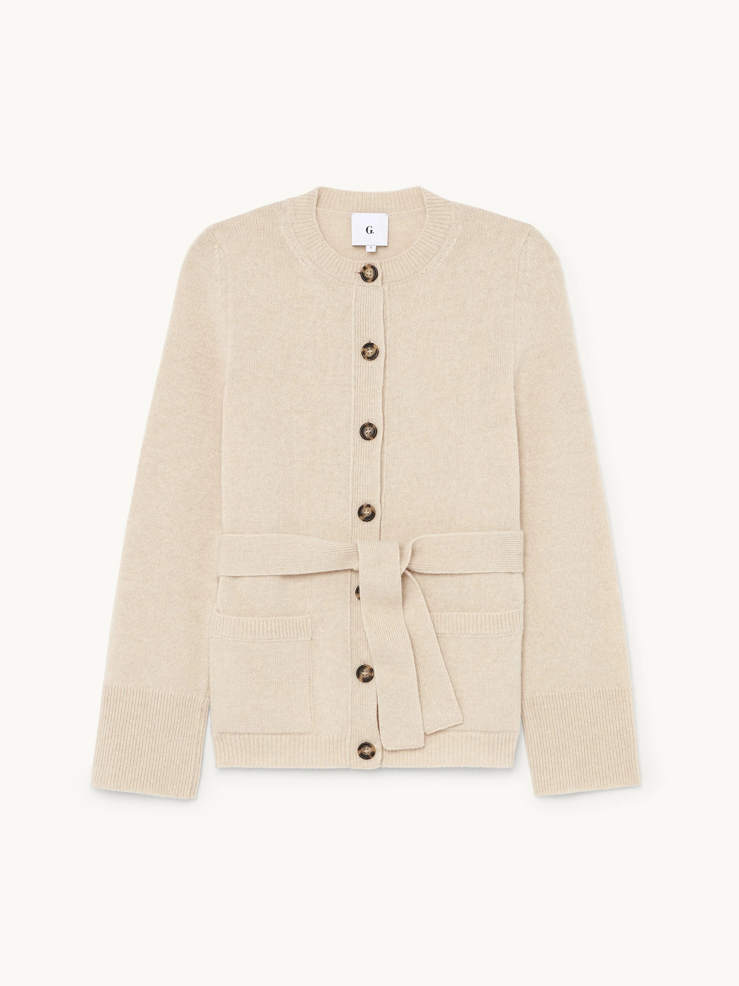 The Slim Belted Cardigan | goop