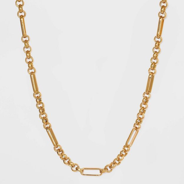 SUGARFIX by BaubleBar Mixed Link Chain Necklace - Pink | Target