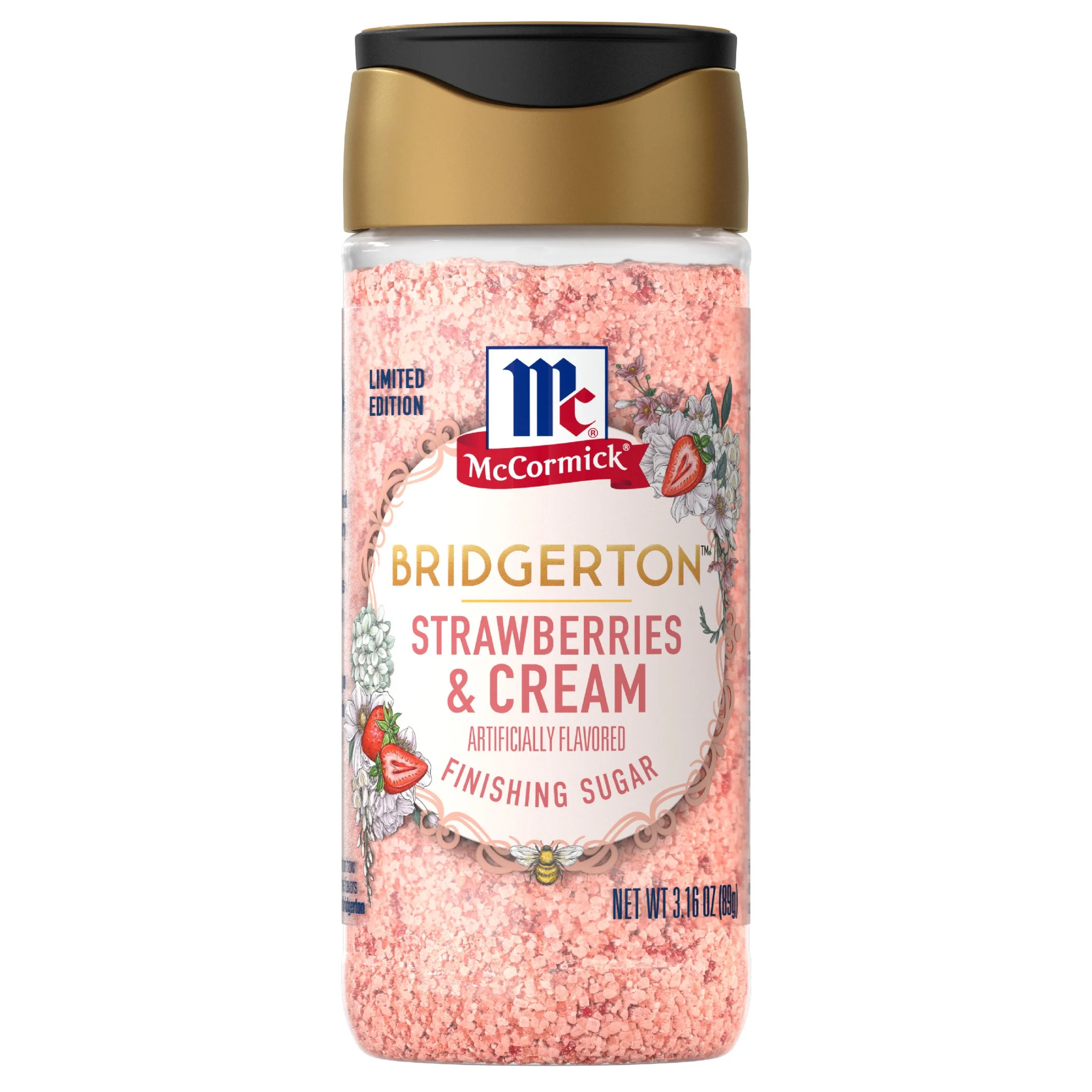 McCormick Strawberries & Cream Finishing Sugar, 3.16 oz Bottle | Walmart (US)