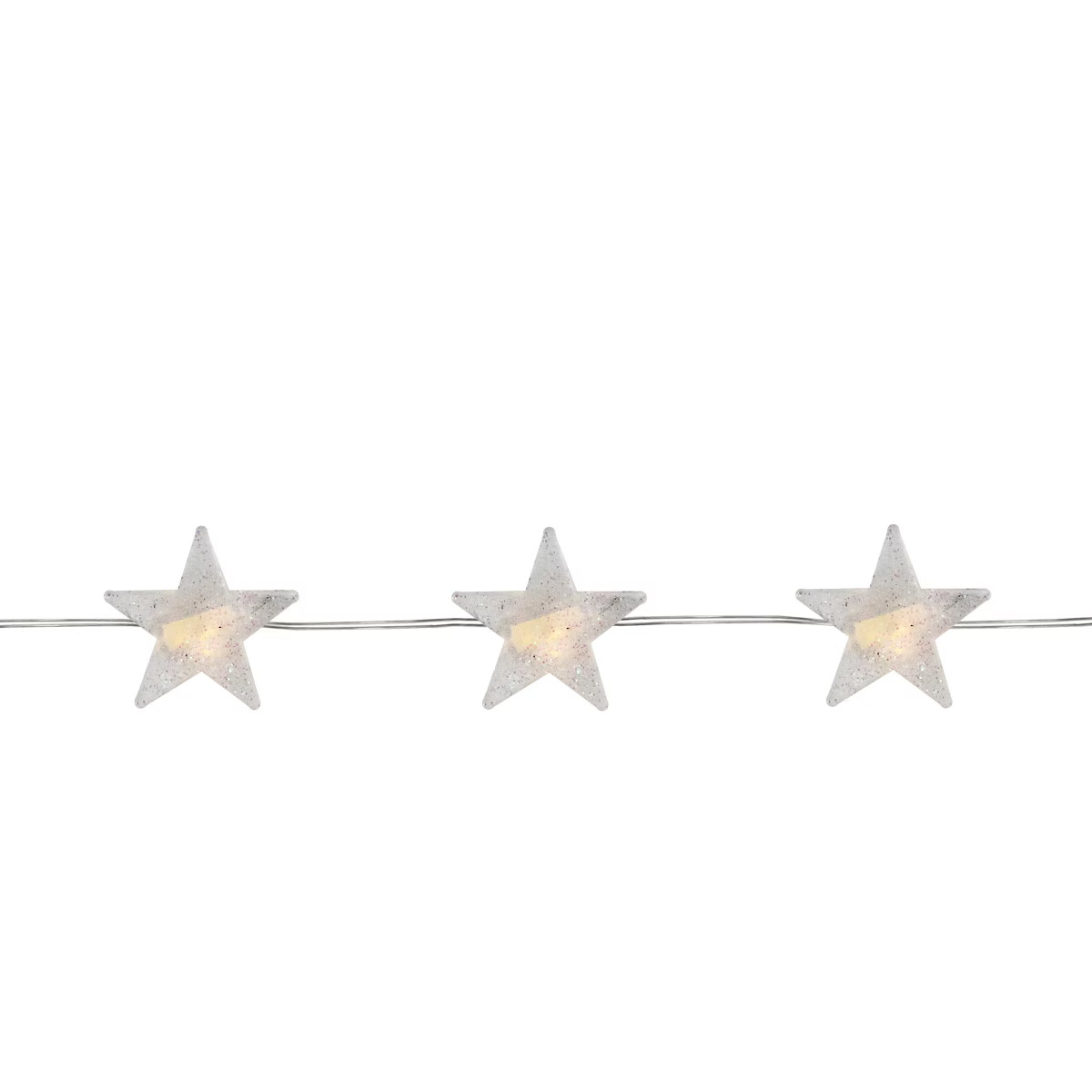 Northlight 20ct Star LED Micro Fairy Christmas Lights Warm White - 6' Copper Wire | Target