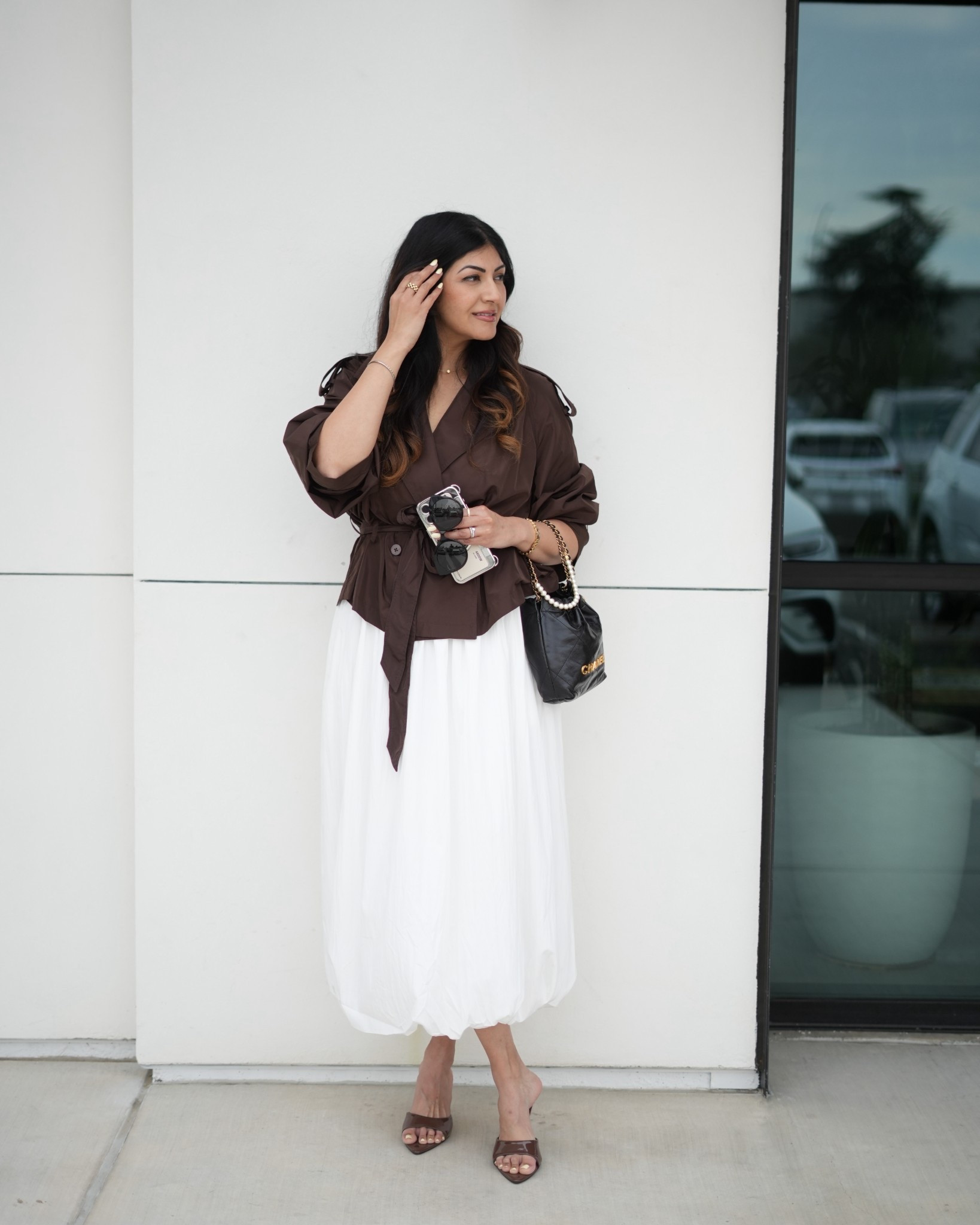 Styling this belted Jacket as a shirt and pairing it with a white bubble skirt. 
Wearing large in jacket and large in skirt. 

Wear to:
- the office
- Mother’s Day
-Graduation 
- datenight 
- brunch
- weekend

#springoutfit #springworkwear #easteroutfit #spring #bubbleskirt #artizia #mothersdayoutfit

#LTKMothersDay #LTKootd #LTKWorkwear