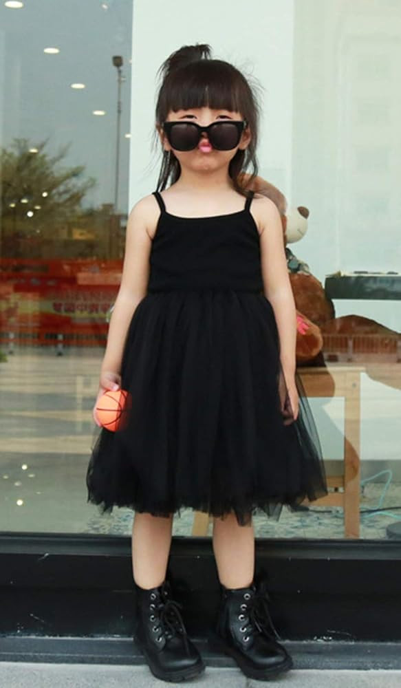 Baby Girls Tutu Dress Infant Tulle Dresses Toddler Sleeveless Sundress | Amazon (US)