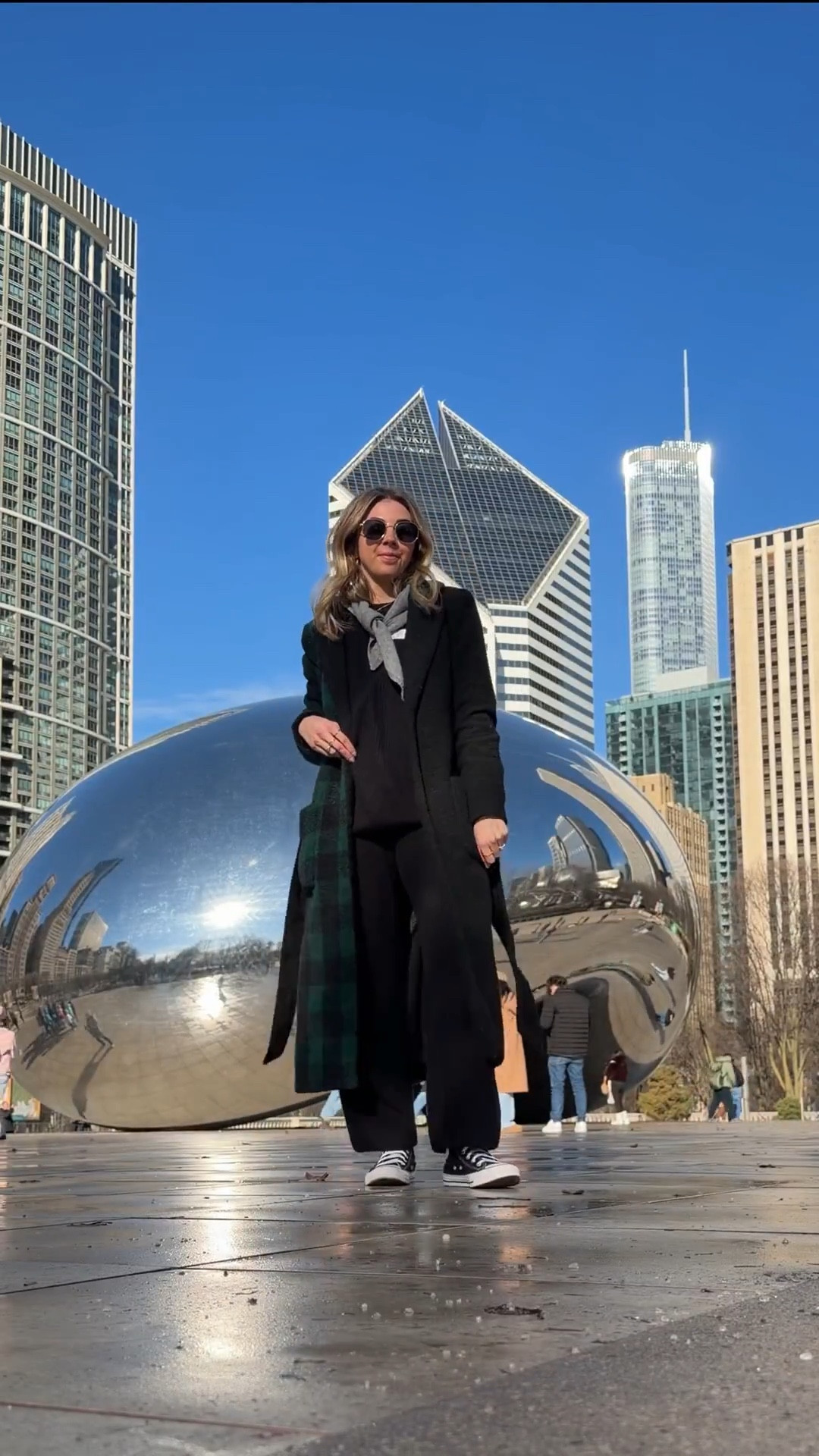 The perfect day exploring Chicago! 

Knit set: small in both
Converse: run tts
Coat is rented from nuuly - Hutch Half Plaid Overcoat, linked a similar vibe!

Winter outfit / travel outfit / ootd / casual style / elevated basics / for her / Heather Blair 

#LTKootd #LTKSeasonal #LTKTravel