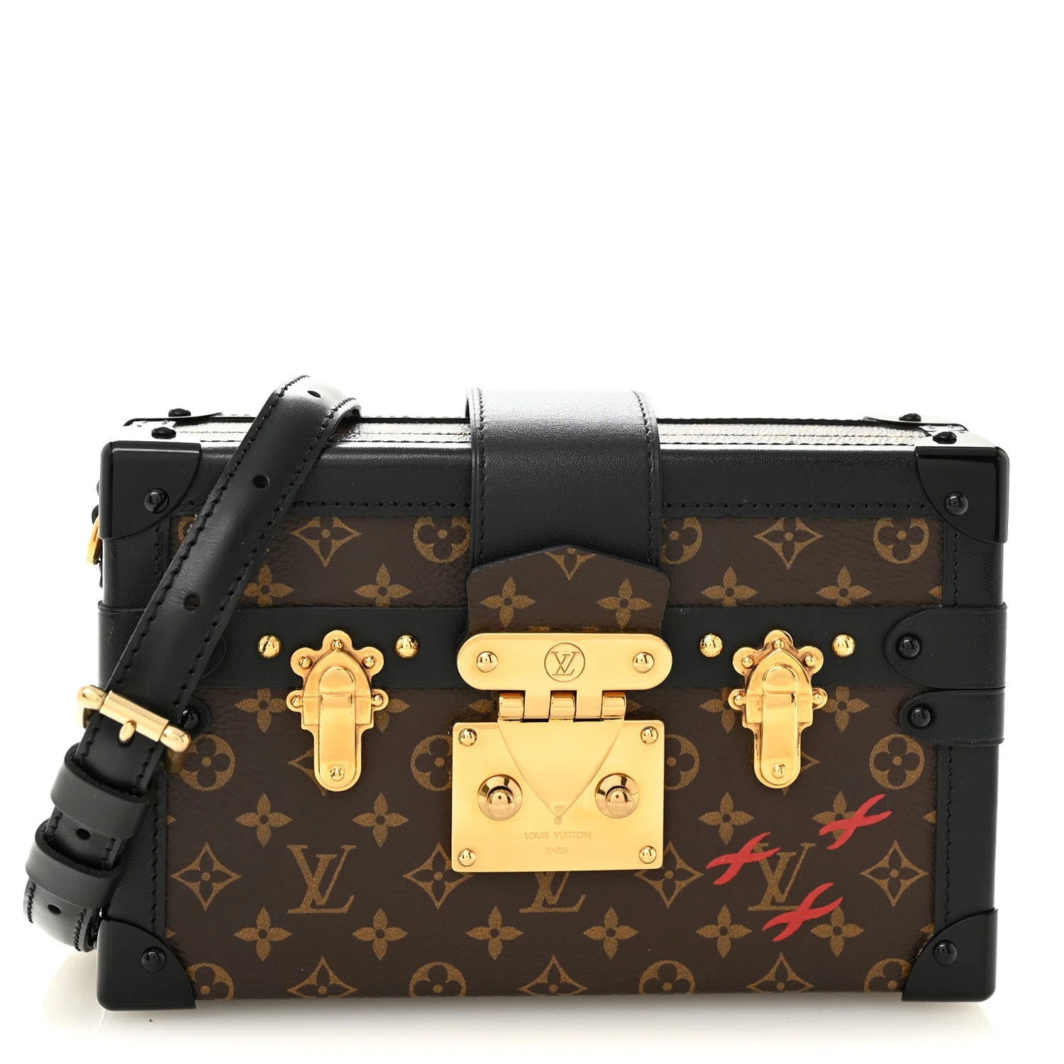 Monogram Petite Malle Black | FASHIONPHILE (US)