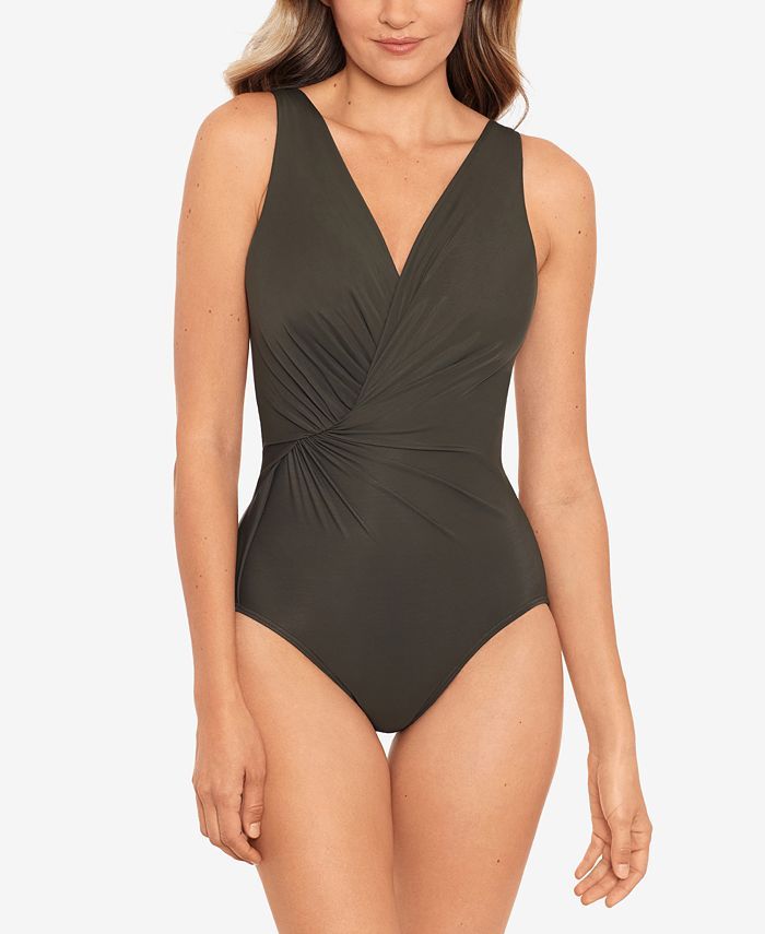 Miraclesuit Twisted Sisters Esmerelda One-Piece Swimsuit & Reviews - Swimsuits & Cover-Ups - Wome... | Macys (US)