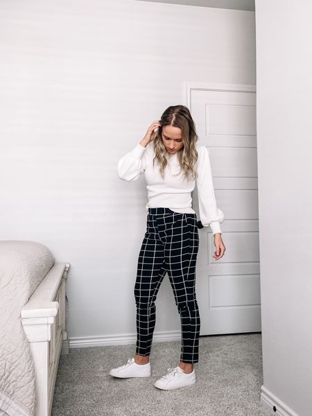 Casual workwear outfit work outfit sneakers outfit dress pants dress pants outfit

#LTKunder100 #LTKstyletip