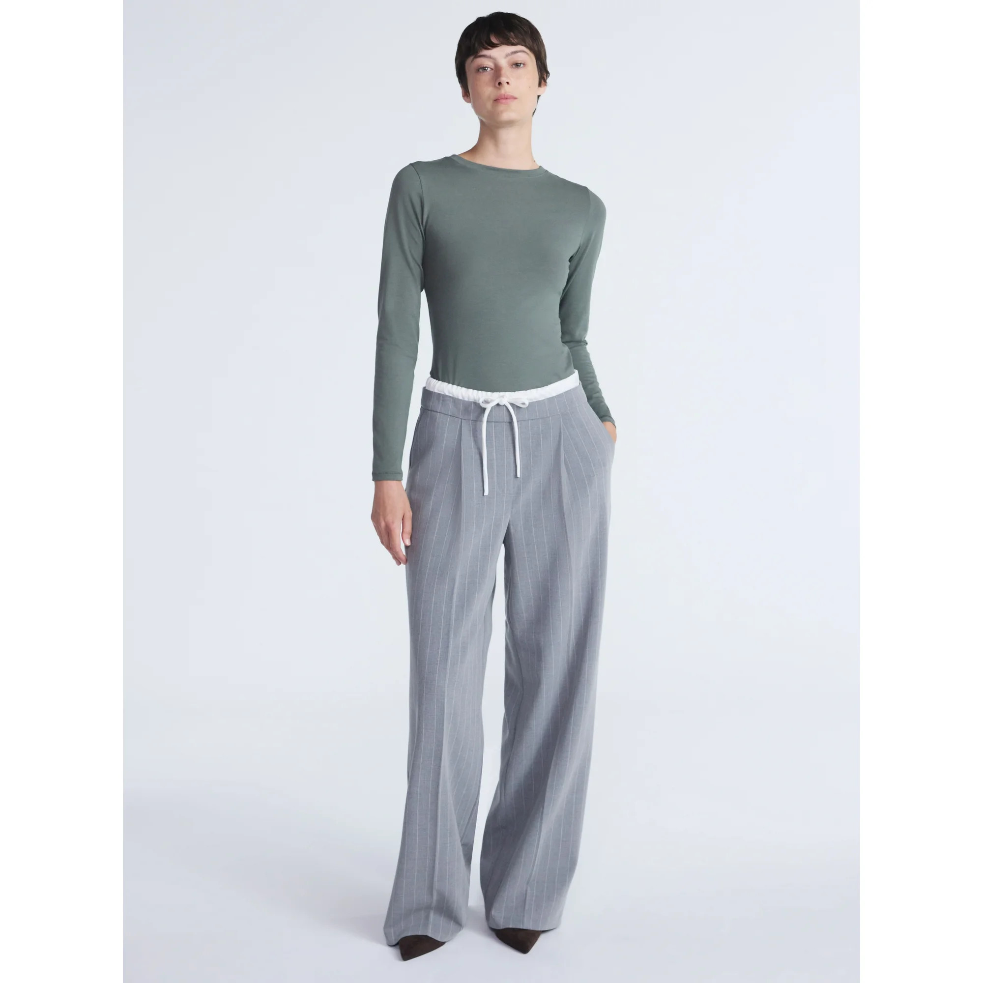 Scoop Women’s and Women’s Plus Double Waisted Pants, Sizes 0-26 | Walmart (US)