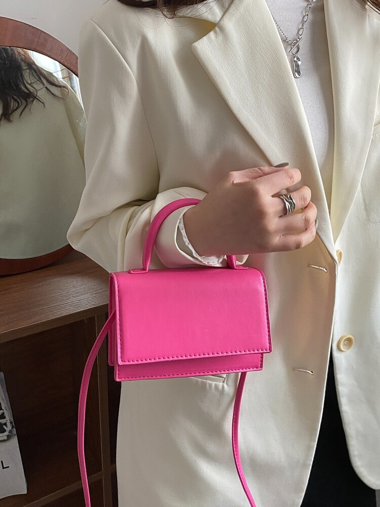 Minimalist Flap Square Bag | SHEIN