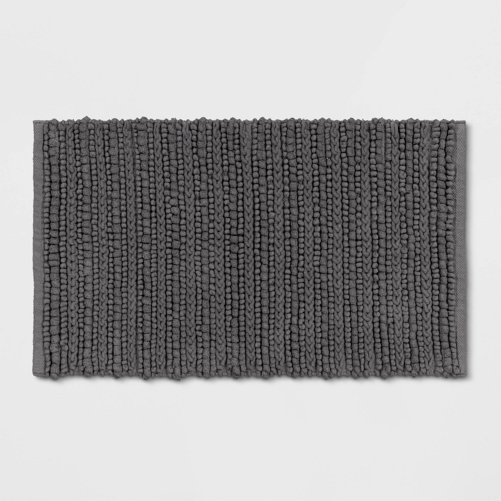 20"x32" Chunky Bath Rug Radiant Gray - Threshold™ | Target
