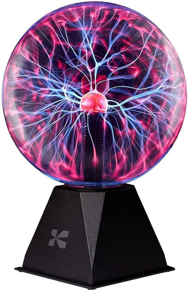 Katzco 7" Plasma Ball - Nebula Sphere, Thunder Lightning - Plug-in Electricity Ball - Touch and S... | Amazon (US)