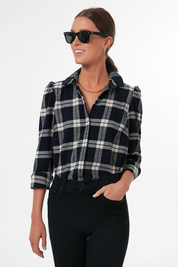 Midnight Plaid Saranac Shirt | Tuckernuck (US)