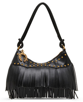 Betsey Johnson Small Fringe Benefits Shoulder Handbag - Macy's | Macy's