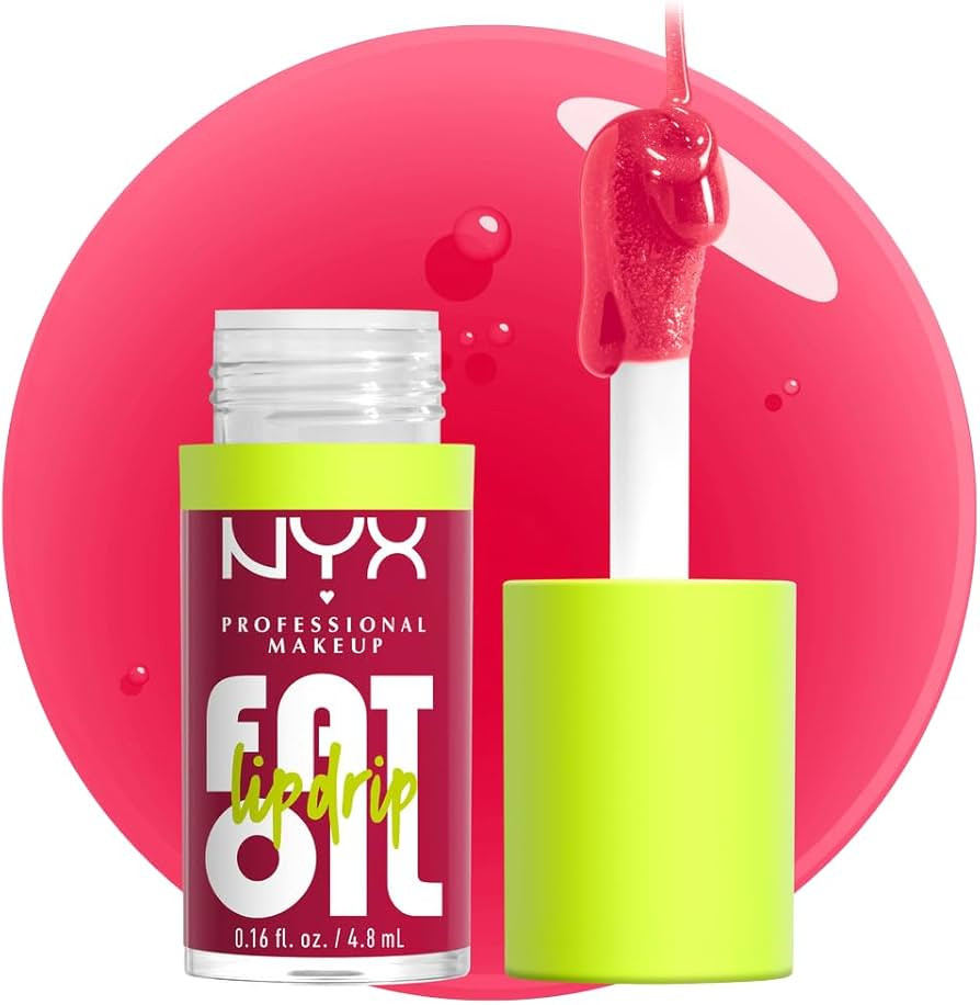 NYX PROFESSIONAL MAKEUP Fat Oil Lip Drip, Moisturizing Lip Oil Gloss, Vegan Tinted Formula, Up to... | Amazon (US)