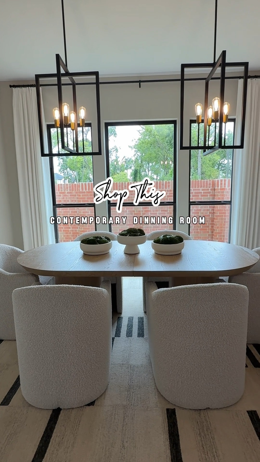Looking for a neutral contemporary dinning room? Look no further! Shop this beautiful Perry Home. 🏠 

#LTKHome