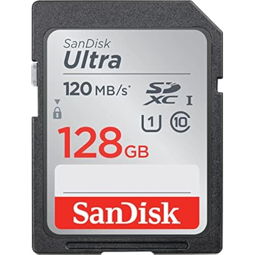 SanDisk 128GB Ultra SDXC UHS-I Memory Card - 120MB/s, C10, U1, Full HD, SD Card - SDSDUN4-128G-GN6IN [Older Version] | Amazon (US)