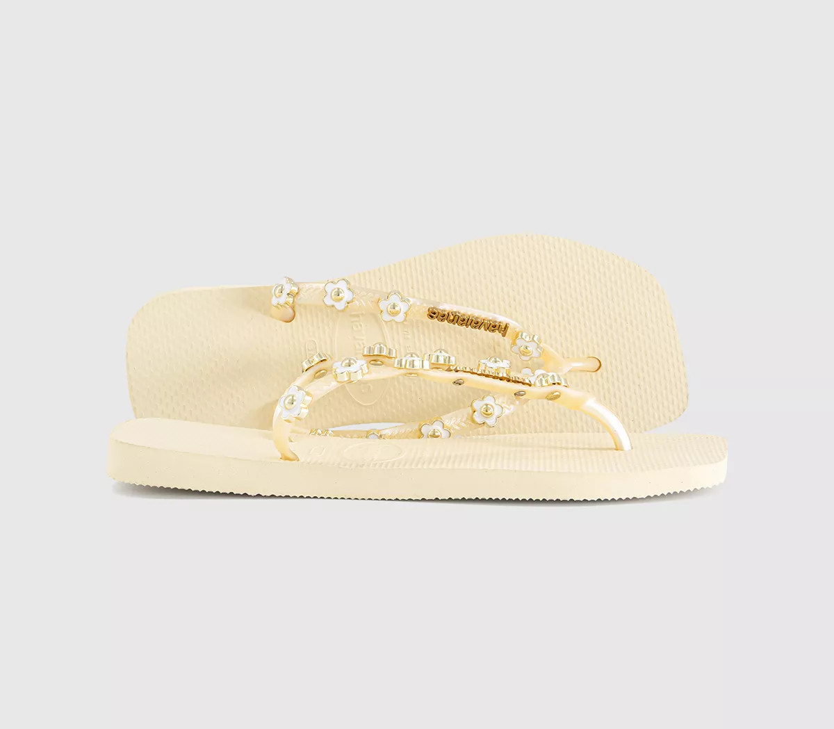Slim Square Stylish Flip Flops | Office Shoes (UK)